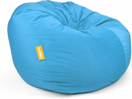 Nest Soft Suede Bean Bag with Filling Cozy Bean Bag Best for Lounging Indoor Kids & Adult Soft Velvet Fabric Filled with Polystyrene Beads (Grey, Kids) - Large Blue