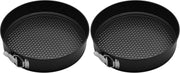 RK Nonstick Round Clip Bake Pan , Black , 20 Cm , Rntp13 , Cake Bread Loaf Pan , Baking Pan , Mini Loaf Pan , Bakeware , Cake Mould - 28 CM (Pack of 2)