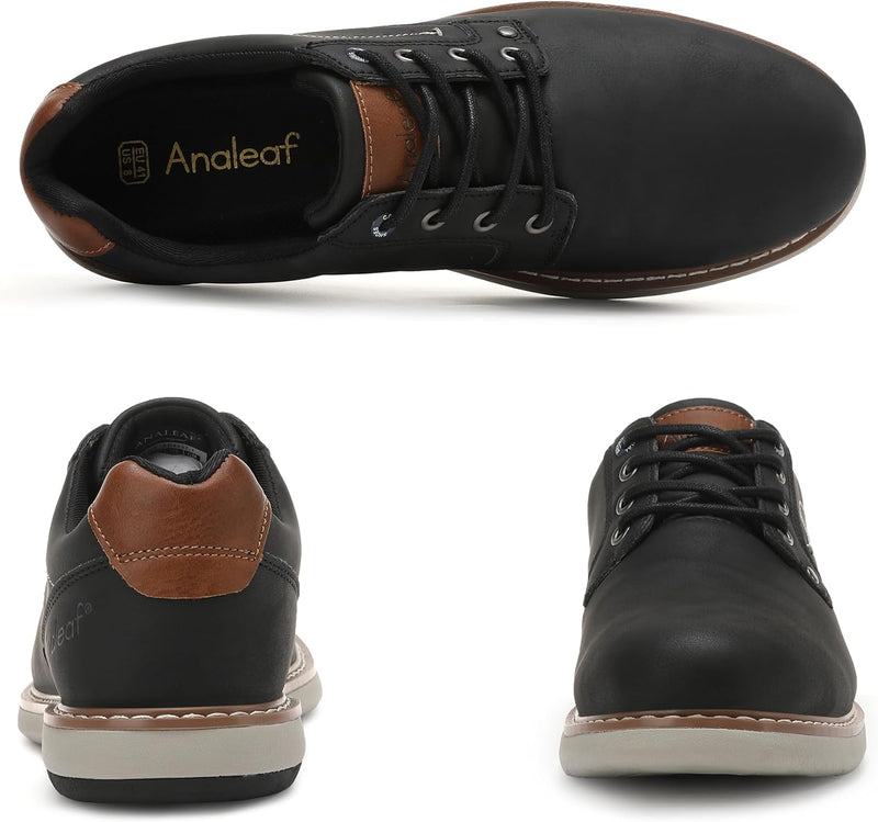 ANALEAF Mens Dress Sneakers Oxfords Comfortable Casual Shoes