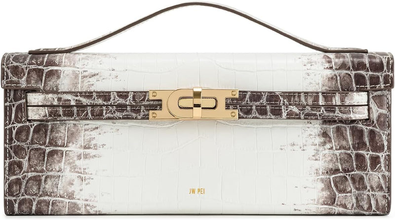 Women's Bria Structured Top Handle Bag - White Croc