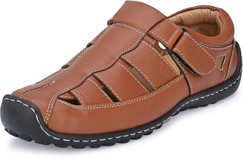 Men's Navy Fisherman Sandals - D Cherry