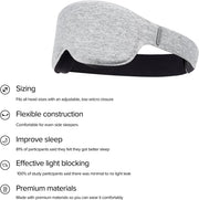 Whoop Restorative Sleep Mask, Ultra-Comfortable for Side Sleepers, Designed to Boost Restorative Sleep and Recovery, Blocks Light to Help You Sleep Longer and Better