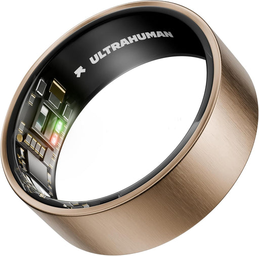 ULTRAHUMAN Ring AIR Sleep and Fitness Tracker, Smart Ring for Men and Women, No app fee for Standard Features, Up to 6 Days Battery Life - Brushed Rose Gold 6