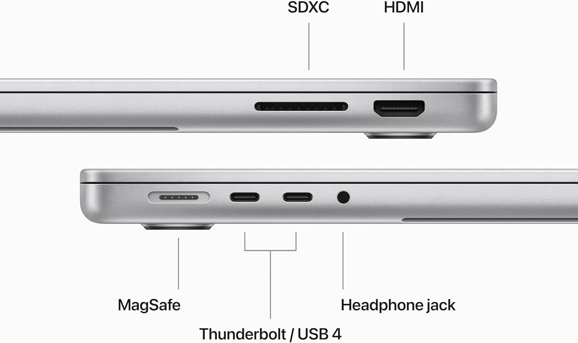 Apple 2023 MacBook Pro (14-inch, Apple M3 chip with 8â€‘core CPU and 10â€‘core GPU, 8GB Unified Memory, 1TB) - Space Gray; Arabic/English
