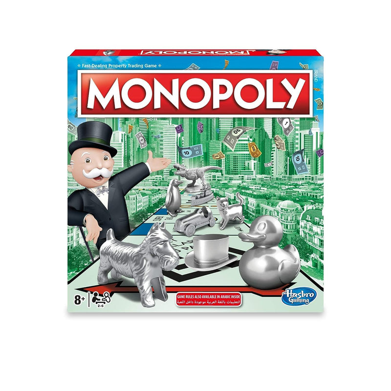 Monopoly Board Game | Family Board Games for Adults and Kids | Ages 8 and Up | 2 to 6 Players | Strategy Games | Family Gifts