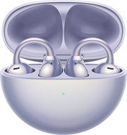 FreeClip, Groundbreaking Aesthetic Design, Feather-light Wearing, Open-ear Listening, AI Crystal-Clear Call, Long Battery Life, Dual-Device Connections, Black - Purple