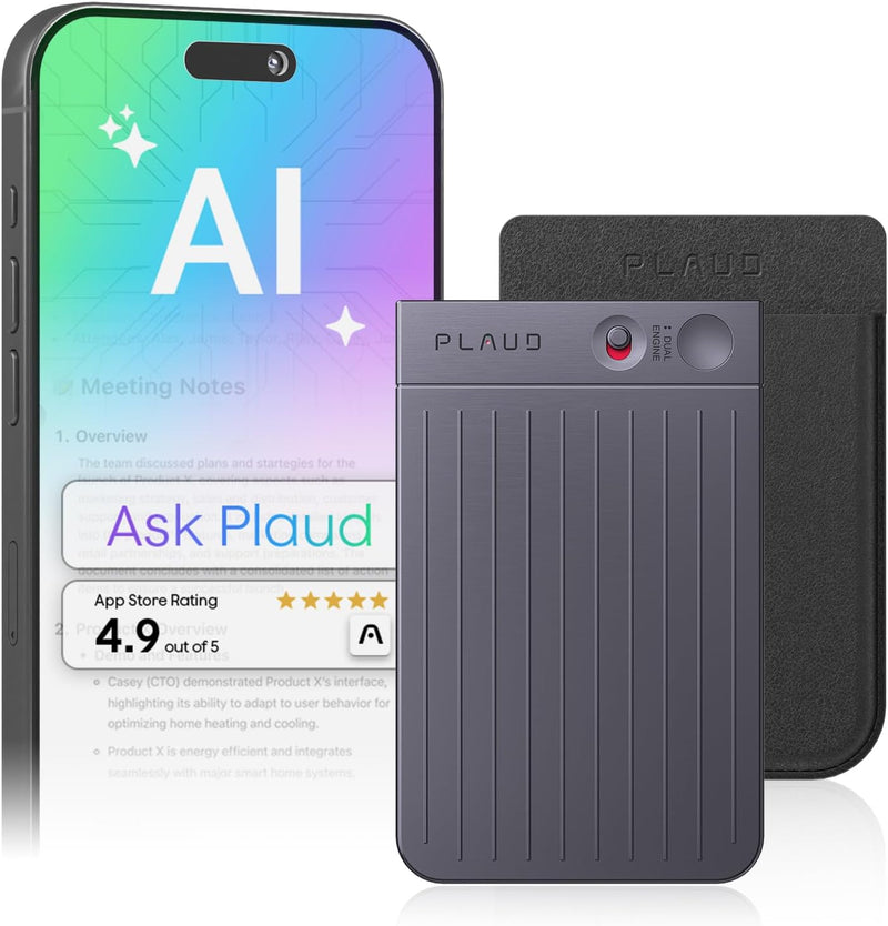 PLAUD Note Pin PLA-NP100-GS - Black