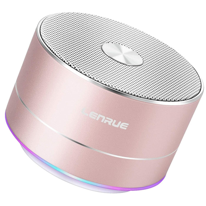 Aputue Portable Bluetooth Speaker, Mini Bluetooth Speaker with Built-in-mic, Hd Sound and Bass, Portable Speakers with Bluetooth 4.2, Pocket Speaker for Iphone, Android Smartphone and More