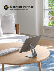 Lamicall Adjustable Tablet Stand For All Tablets Gray A1-Stand G