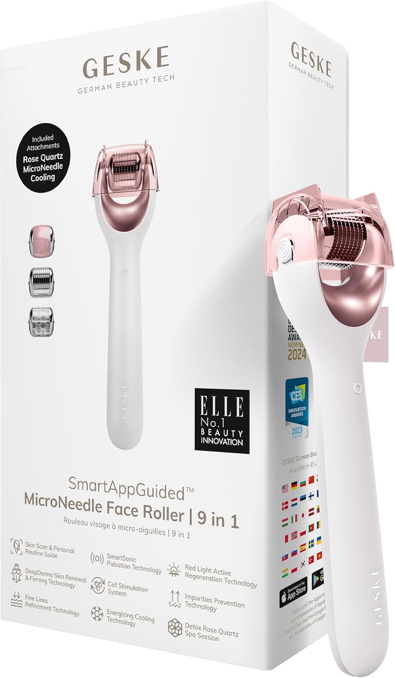 GESKE Geske Microneedle Face Roller 9 In 1 Magenta - Starlight
