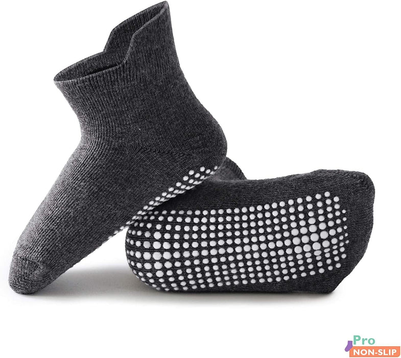 Grips Ankle Socks for Toddler, SYOSI Non Slip Socks for Kids, Low Cut Anti Skid Floor Socks for Baby Boys and Girls