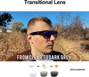 OhO sunshine OhO Bluetooth Sunglasses,Voice Control and Open Ear Style Smart Glasses Listen Music and Calls with Volume UP and Down,Bluetooth 5.0 Audio Glasses and IP44 Waterproof, unisex-adult