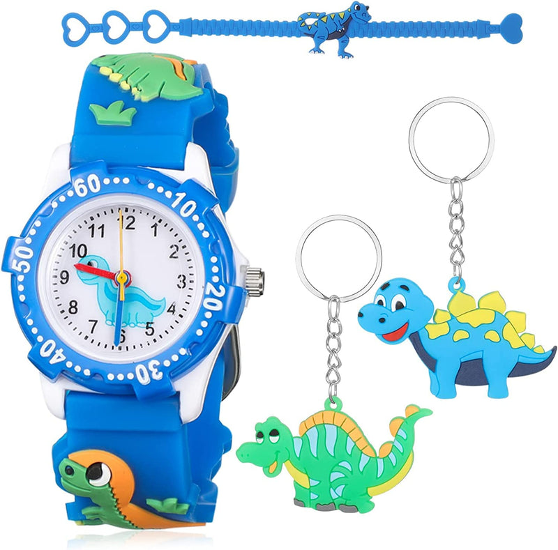 Excefore Kids Smart Watch, Including Dinosaur Keyring for Kids Dinosaur Gifts for Birthday Party Gift