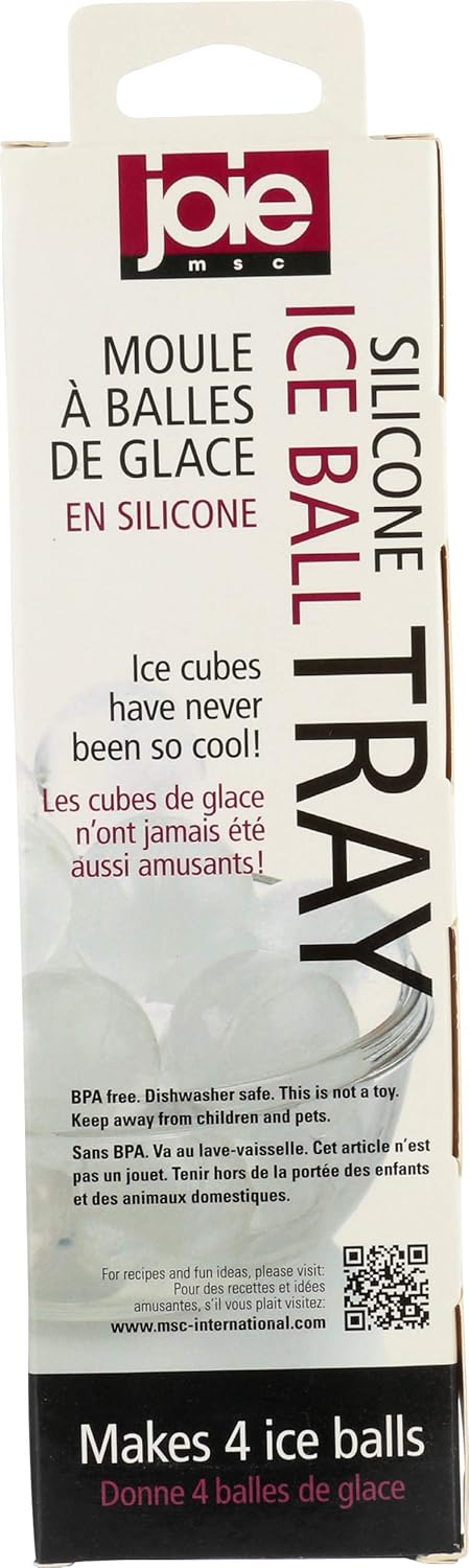 Joie Kitchen Gadgets 067742-290991 Silicone Round Ice Cube Tray, Mixed Red/Green/Blue