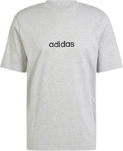 Men Essentials Linear Single Jersey Tee - Grey