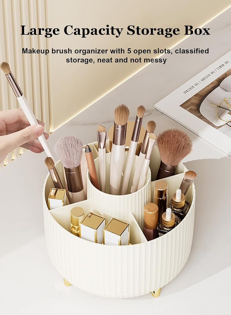 URbazaar Makeup Organizer With Drawers, Large Capacity Desk Organizer, Organizer and Storage for Cosmetics, Lipsticks, Jewelry, Skincare, Holder for Brushes,Eyeshadow,Dresser Countertop