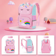 Unicorn Backpacks for Kids, Lightweight Pink School Backpack for Girl, Durable & Waterproof Schoolbag, Student Backpack Bag and Primary Kids Backpack 16inch for 5 6 7 8-10 Years Old