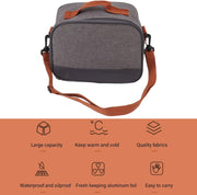 Lunch Box for Kid Boys Girls Teen Adult, Waterproof Reusable Lunch Bag, Large Capacity Insulated Lunch Bag Reusable Lunch Bags Lunch Tote Bag for Office School Picnic