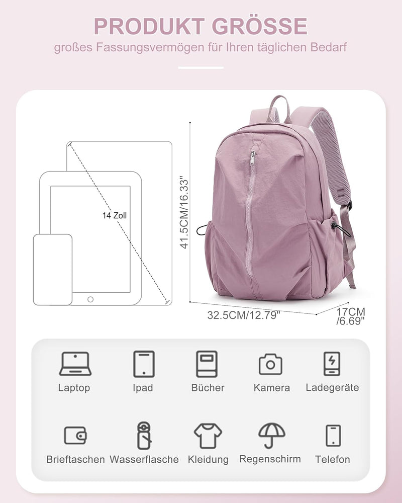 livbote School Backpack Teenager Backpack School Women Men Waterproof Lightweight Daypack Daypack Travel Backpack for Girls Boys