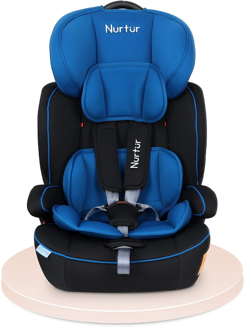 Nurtur All-in-one Ragnar Convertible Car Seat, ultra-slim design with Rear-Facing, Forward-Facing, and Belt-Positioning Booster - multi