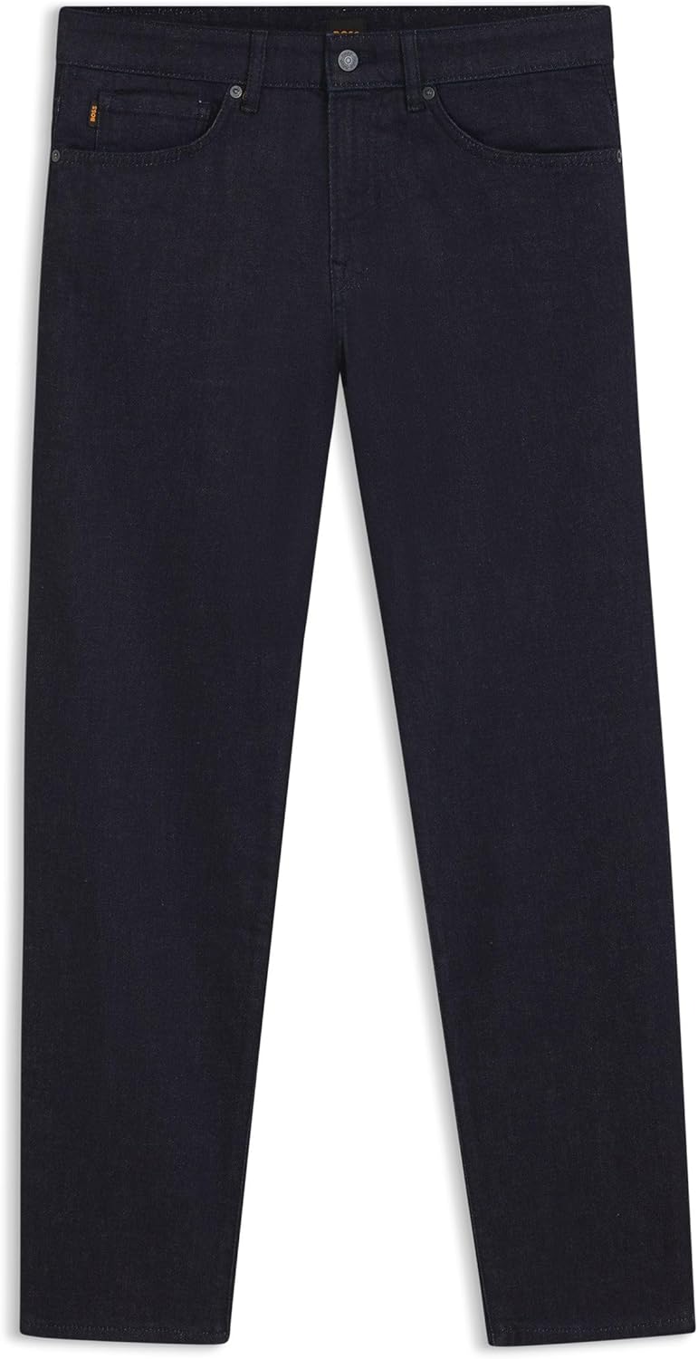 Men's Re.Maine BC-C Maine Regular Fit Jeans Made from Comfortable Stretch Denim in Dark Indigo Blue - Dark Blue403