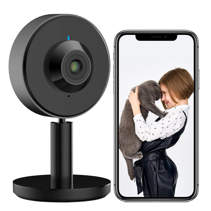 ARENTI Indoor Security Camera INDOOR1, 2K/3MP, 2.4G Wi-Fi, Privacy Mode, Works with Alexa & Google Assistant, Customizable AI Motion Detection Zones, Sound Detection, Two-Way Audio, Night Vision