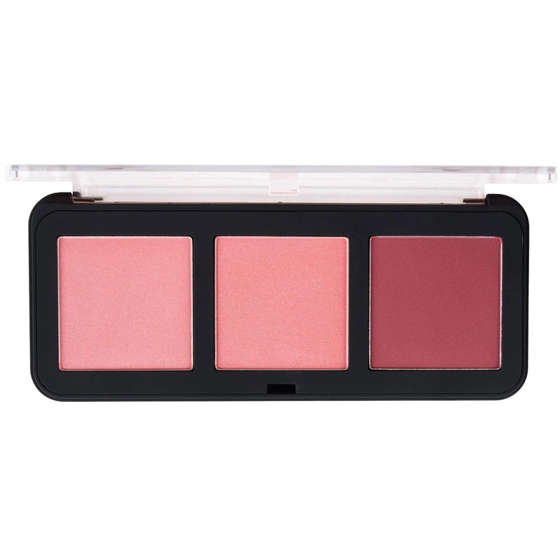 The CrÃ¨me Shop Trio Powder Blush Palette. Dermatologically Tested Cheek Blushers In Pink, Peach, & Red Pigments. Made In Korea. -Cheekmate, Queen