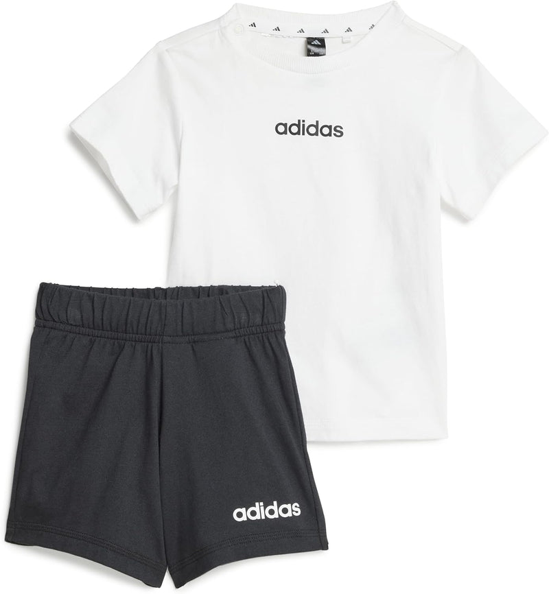 adidas Unisex Baby Essentials Linear Logo T-shirt Set TRACKSUIT