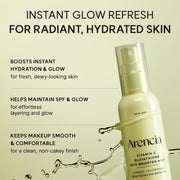 Vitamin C & Glutathione Skin Booster Mist, Glow Facial Spray with Niacinamide & Hydrating Ingredients, Lightweight Face Mist for Daily Refresh, 100ml / 3.38 fl oz