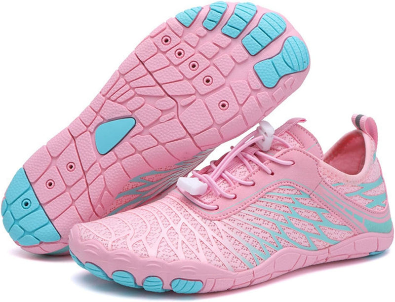 HommyFine Men Women Water Shoes Quick Dry Aqua Sports Water Shoes Ultralight Anti Slip Sole Water Shoes for Swimming Diving Snorkeling and Hiking Big Size Shoes Hard Sole