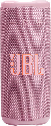 JBL Flip 7 - JBL Pro Sound with AI Sound Boost, up to 16 hours of playtime, multi-speaker connection via Auracast, and waterproof, dustproof, drop-proof design for all adventures Red. - Pink GRIP