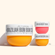 Mini Body Cream Duo Set, Brazilian Bum And Bom Dia Bright Cream, 2 X 25 Ml Care Vitamin C Formula
