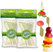 PESCADOR Fruit Picks (Short Paddle, 200 Count) - Short Paddle 200 Count