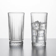 Cuisine Art Eva Hi-Ball Glass Set - 6 Pcs, 255ml (8.5oz) - Crystal Clear, Dishwasher Safe, Elegant Longdrink Glasses for Cocktails, Soft Drinks, Water, Juices