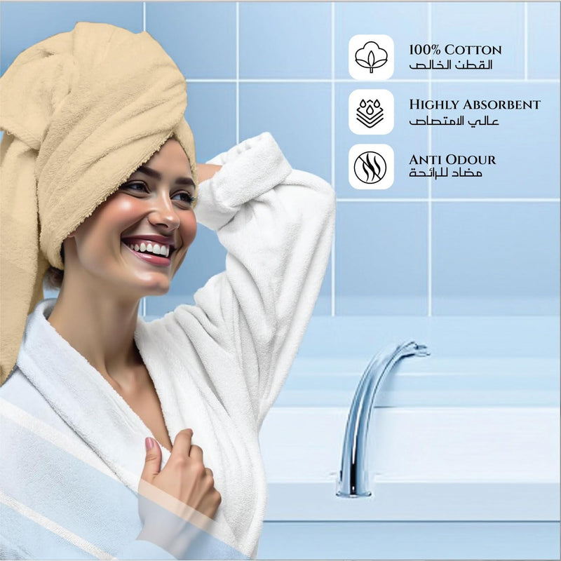 Cotton Home Rest Bath Towel- Set of 2 Sky Blue, Cotton Towel | 70x140cm / 27x55 inch, Luxury Hotel Towel Set Absorbent Durable Lightweight Washable Quick Dry Spa Quality Beach Pool Family Bath Towel.