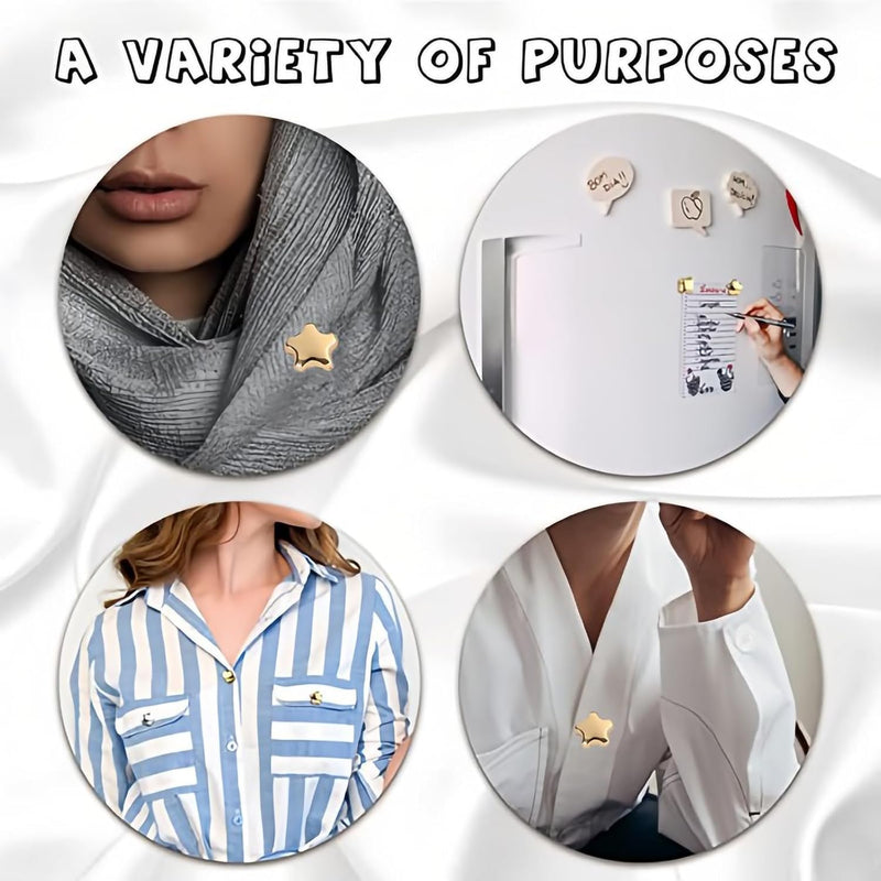 FLAFARY Hijab Magnetic Pins Strongest Commercial Strength Hijab Pins for Women Multi-Use Scarf and Hijab Magnets Pin-less Fabric Magnets