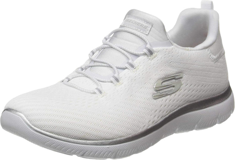 SUMMITS womens Shoes - White (White/Silver)