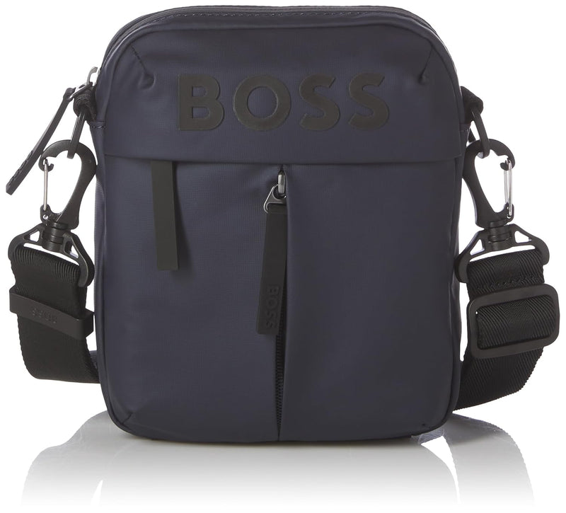 BOSS Stormy Contrast Logo Crossbody Bag, blueberry blue, PCE.