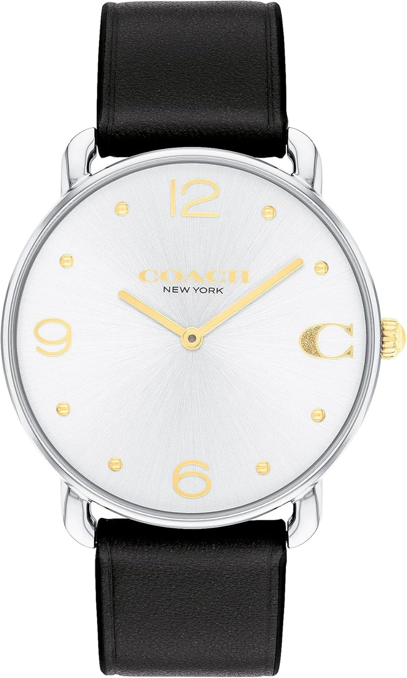 ELLIOT Women Watch, Analog - SILVER WHITE / BLACK