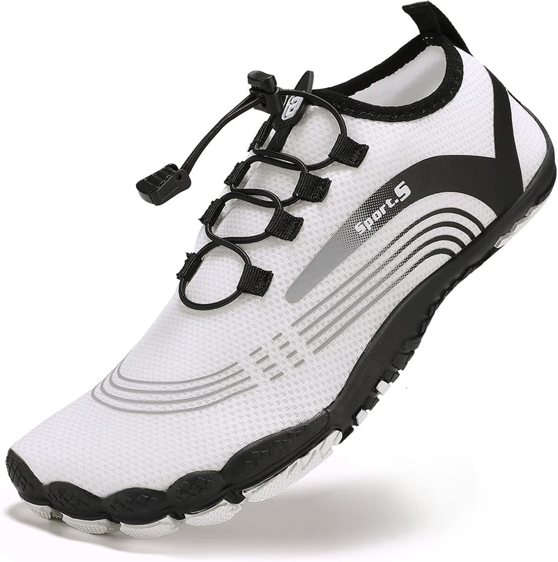 OUSIMEN Water Shoes Womens Mens Quick-Dry Non-Slip Soft Barefoot Swimming Shoes for Pool Beach Aqua Sports Outdoor Surf Water Park Yoga Shoes