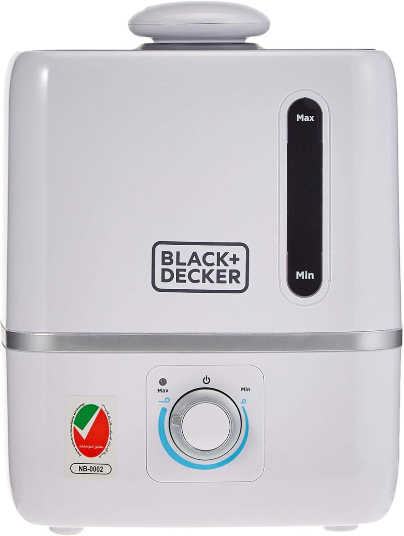Air Humidifier, 3L, Compact Ultrasonic, High Mist Output, Adjustable Mist Intensity, Water Impurity Filter, Direction-Adjustable Nozzle, Fragrance Compartment, White - HM3000-B5