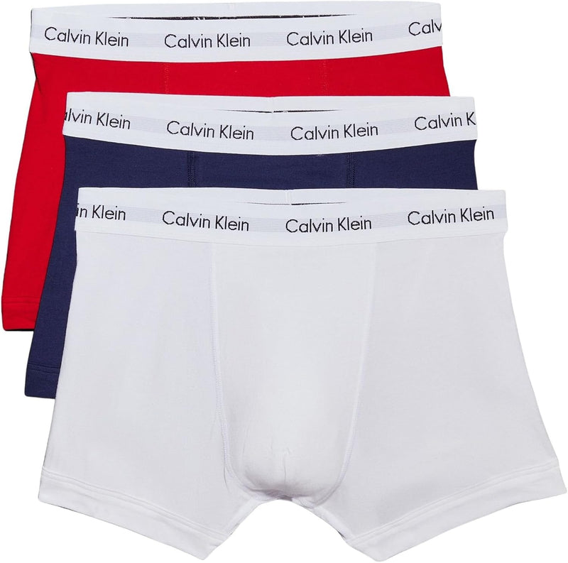 Men's Boxer Brief 3pk 000nb1770a Boxer Briefs (pack of 3) - Multicolour (White/Red Ginger/Pyro Blue)