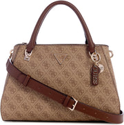Womens Noelle Luxury Satchel Handbag - Latte
