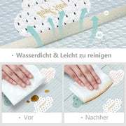 UANLAUO Foldable Baby Play Mat, Extra Large Waterproof Activity Playmats for Babies,Toddlers, Infants, Play & Tummy Time, Foam Baby Mat for Floor with Travel Bag, Indoor Outdoor Use (71" x 79")