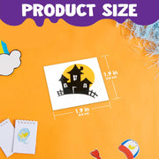 JOYIN 300+ Assorted Halloween Temporary Tattoos including Glow in the Dark Tattoos for Kids Halloween Trick or Treat Party Supplies, Class Hang out Give away Treat