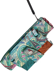 Goodshop001 PU Leather Protective Case Compatible With Iqos Iluma One Bag Organiser Cover for Men and Women (Green)