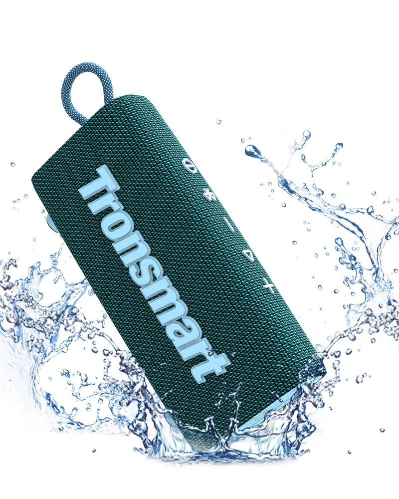 Tronsmart Portable Bluetooth Speaker, Trip Mini Speaker with Bluetooth 5.3, 20H Playtime, AUX, Mic, IPX7 Waterproof Speakers, Wireless Outdoor Speakers for Beach and Bike Travel - Blue