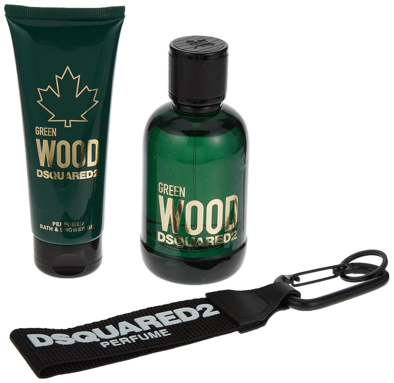 DSQUARED2 GREEN WOOD POUR HOMME EDT 100 ML GIFT SET