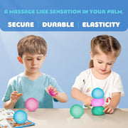 SLEEPHEAD 3pc Stress Balls for Adults, Squishy Ball Sensory Textured Memory Gel Fidget for Kids/Adults Hand Exercises, Valentines Day Party Favors Anxiety Relief Squeeze Ball(1.57)