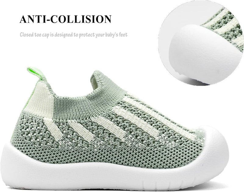 OAISNIT Baby Boy Girl Shoes Breathable Mesh Sneakers Lightweight Non-Slip Toddler Walking Shoes Infant First Walkers 6-24 Months